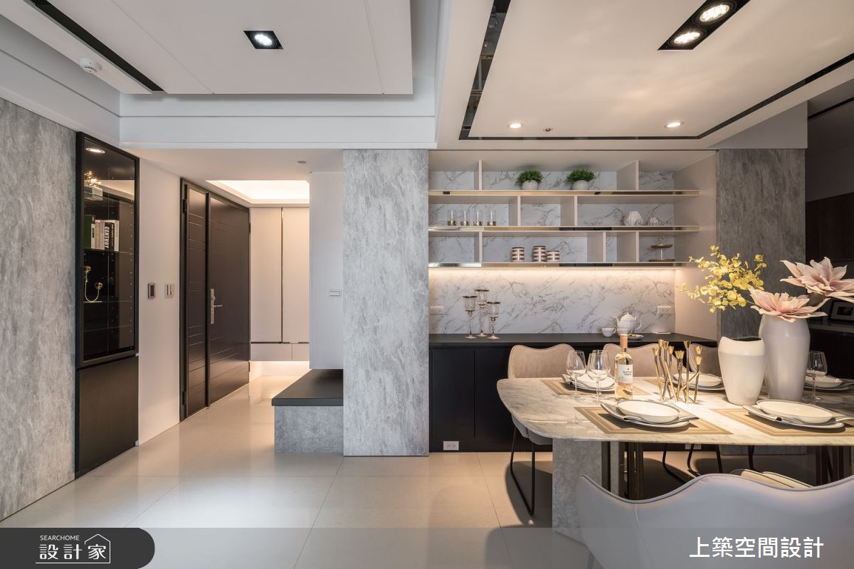 40坪新成屋(5年以下)＿現代風餐廳案例圖片＿上築空間設計＿上築_37之4
