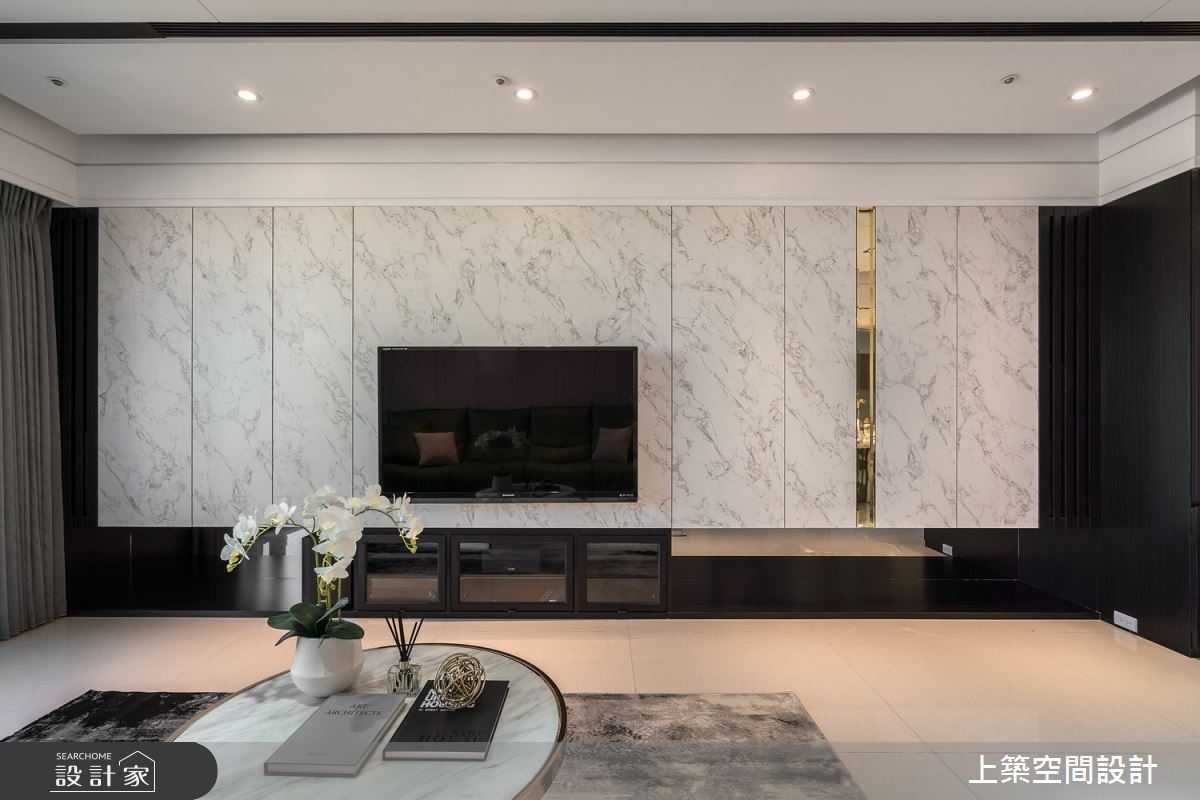 40坪新成屋(5年以下)＿現代風客廳案例圖片＿上築空間設計＿上築_37之7