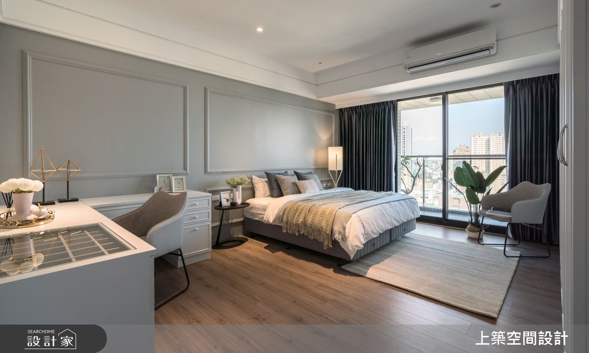 40坪新成屋(5年以下)＿現代風臥室案例圖片＿上築空間設計＿上築_37之15