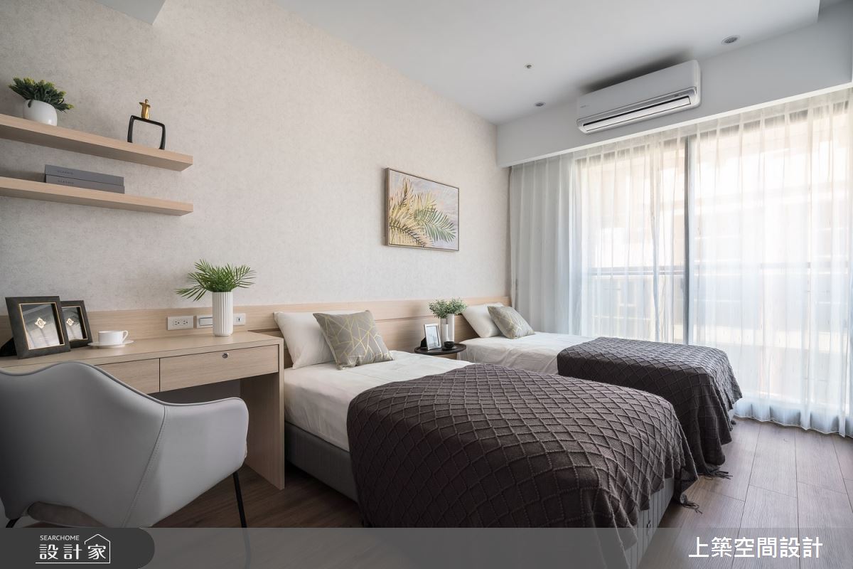40坪新成屋(5年以下)＿現代風臥室案例圖片＿上築空間設計＿上築_37之26