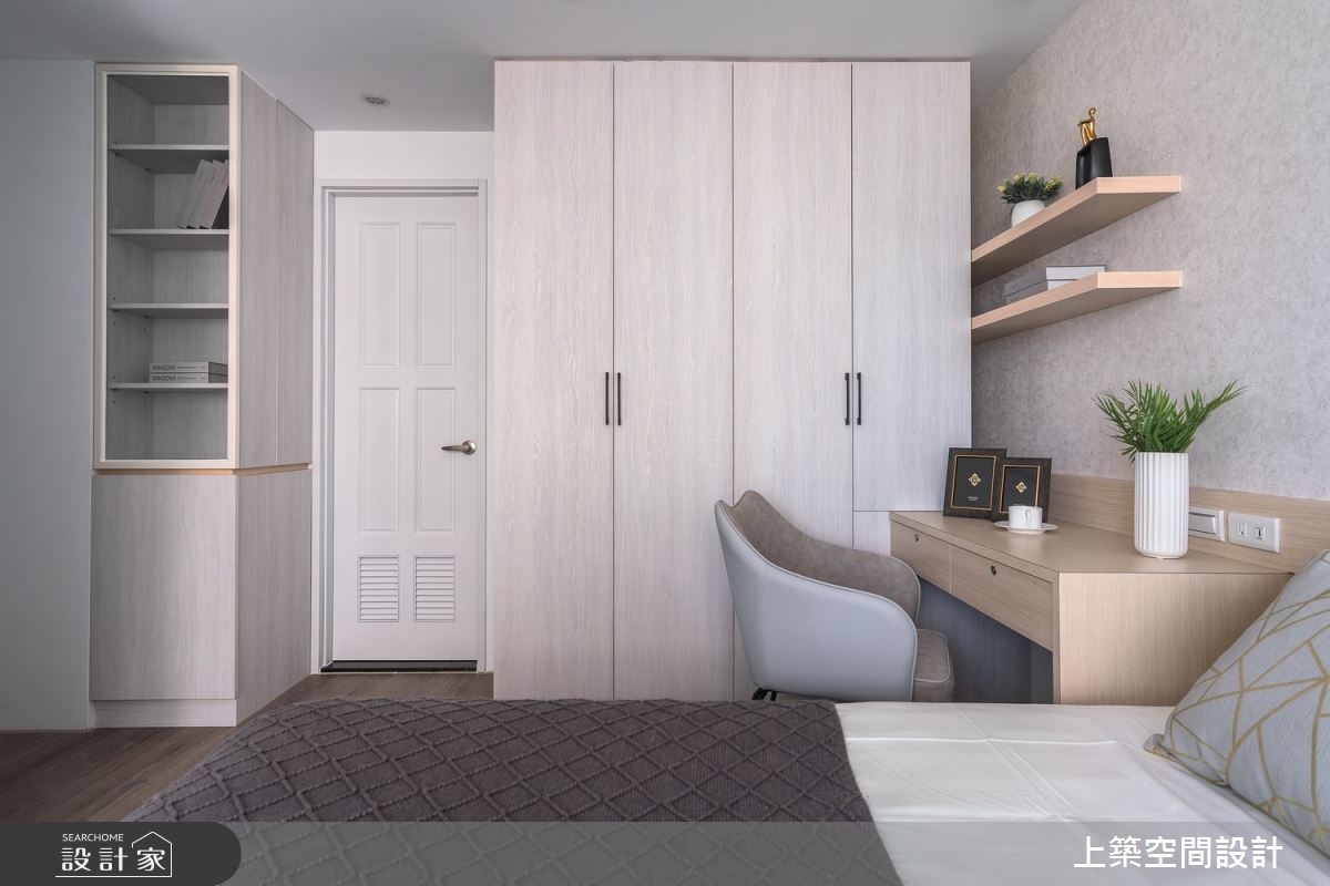 40坪新成屋(5年以下)＿現代風臥室案例圖片＿上築空間設計＿上築_37之27