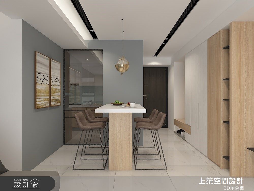 30坪預售屋＿混搭風餐廳案例圖片＿上築空間設計＿上築_38之3