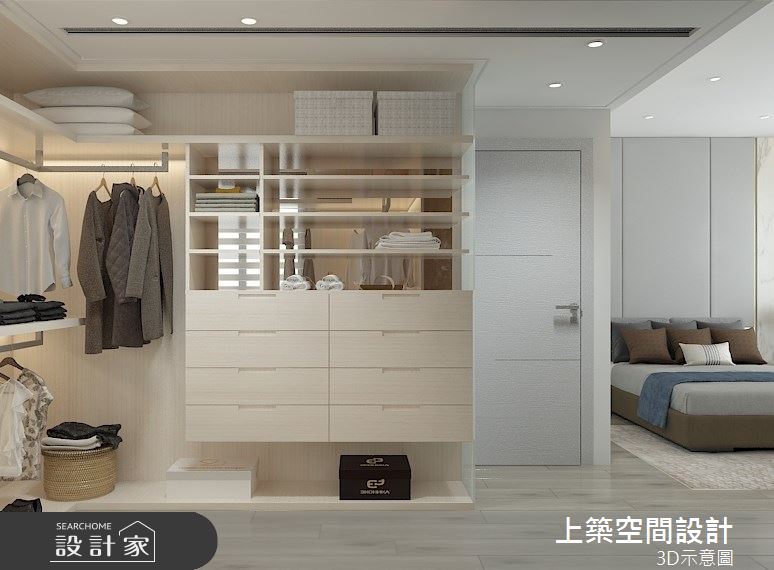 25坪新成屋(5年以下)＿現代風臥室案例圖片＿上築空間設計＿上築_39之9