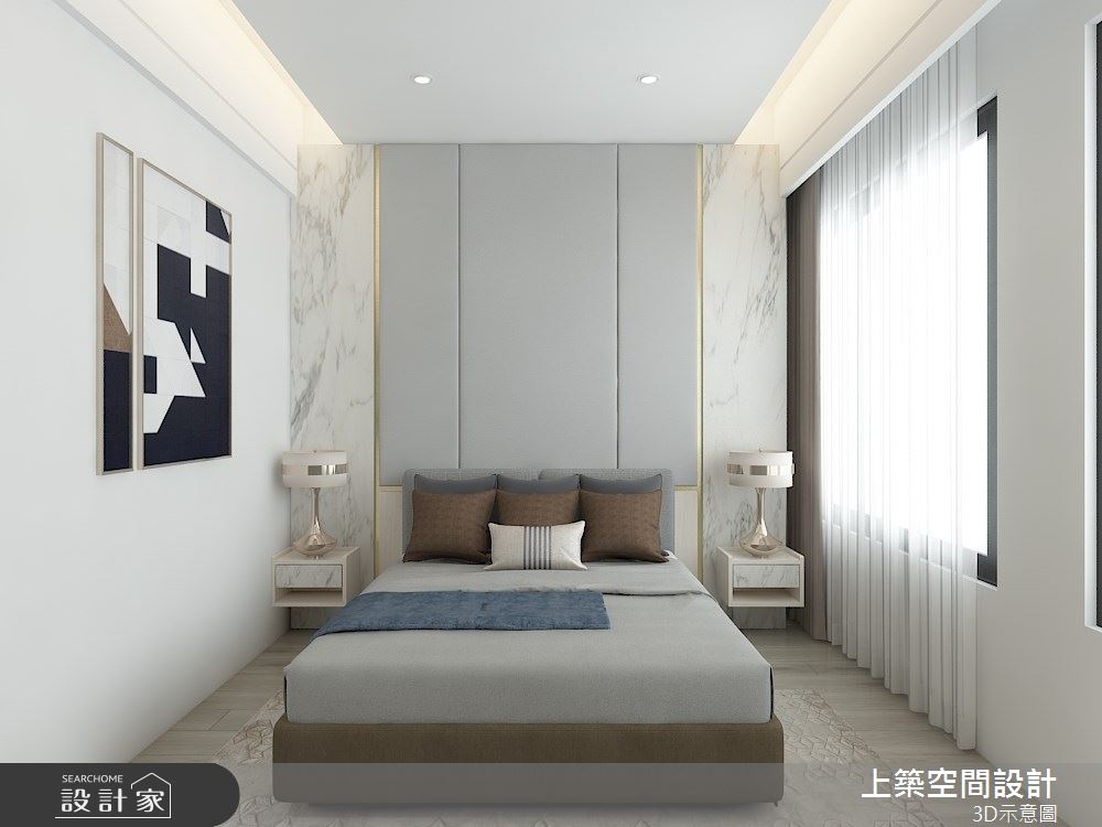 25坪新成屋(5年以下)＿現代風臥室案例圖片＿上築空間設計＿上築_39之10