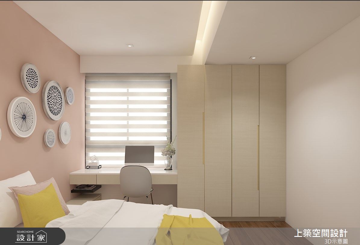 25坪新成屋(5年以下)＿現代風臥室案例圖片＿上築空間設計＿上築_39之12