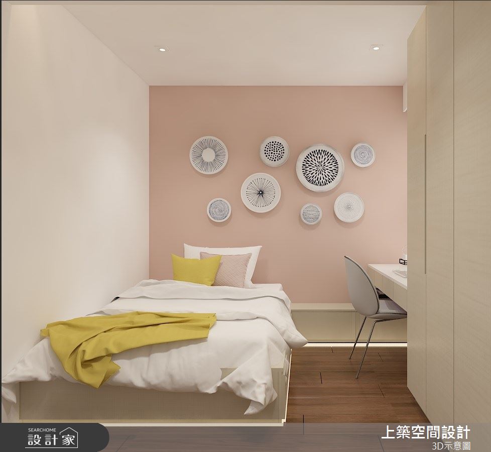 25坪新成屋(5年以下)＿現代風臥室案例圖片＿上築空間設計＿上築_39之13