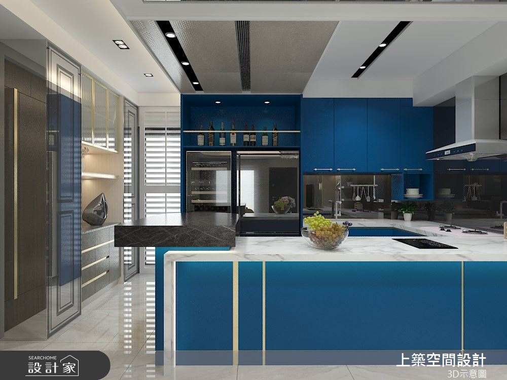 80坪新成屋(5年以下)＿現代風廚房案例圖片＿上築空間設計＿上築_40之6