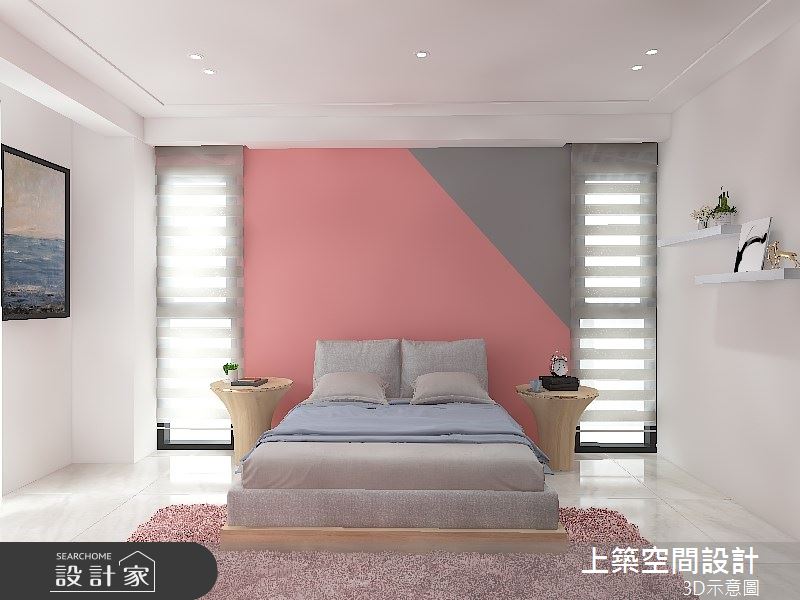 80坪新成屋(5年以下)＿現代風臥室案例圖片＿上築空間設計＿上築_40之11