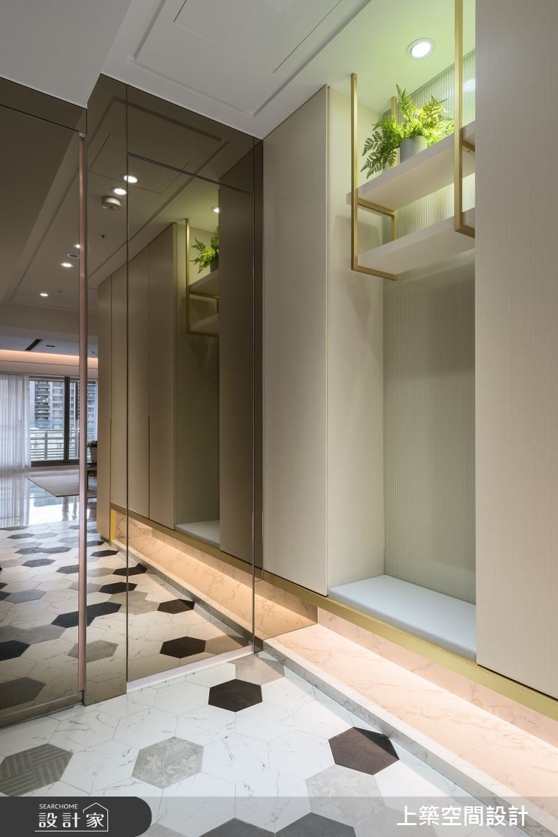60坪新成屋(5年以下)＿現代風玄關案例圖片＿上築空間設計＿上築_41之2