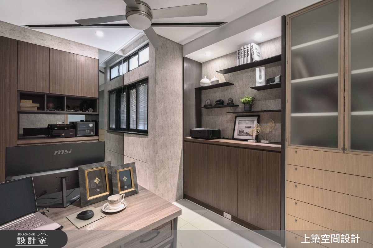 40坪老屋(16~30年)＿現代風書房案例圖片＿上築空間設計＿上築_42之8