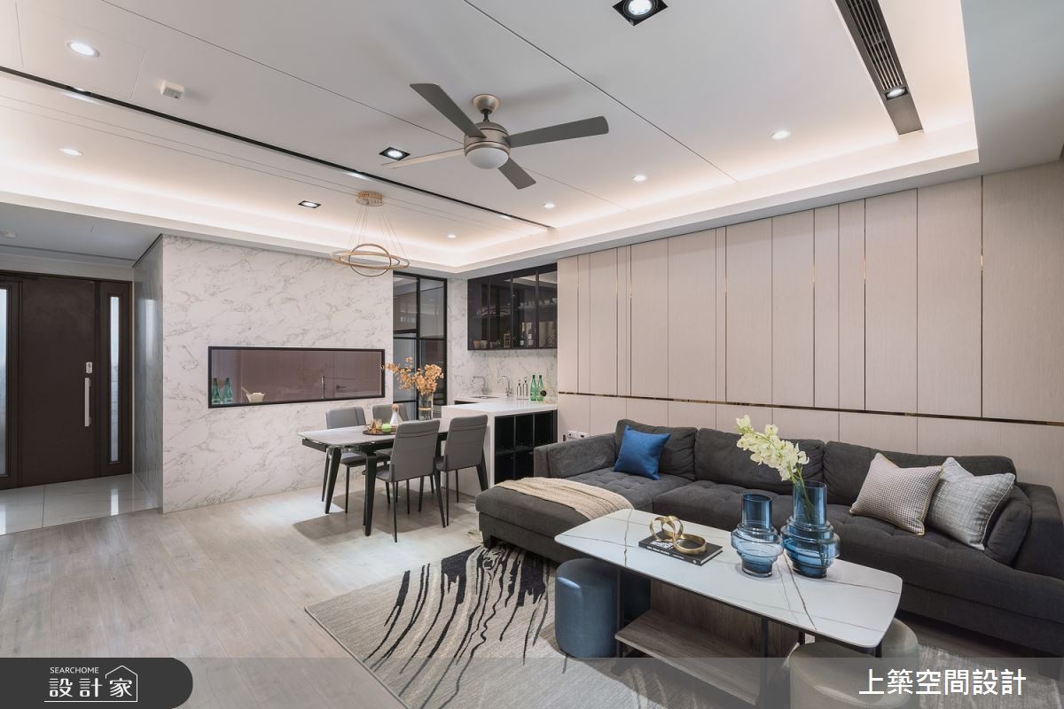 40坪老屋(16~30年)＿現代風客廳案例圖片＿上築空間設計＿上築_42之4