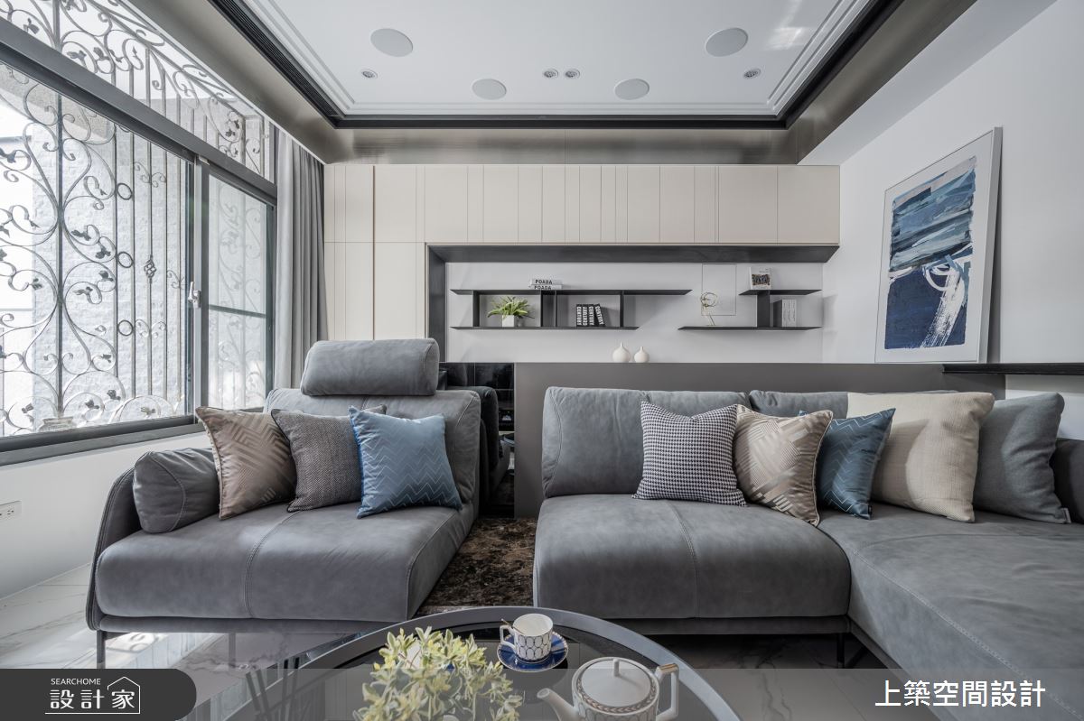 80坪老屋(16~30年)＿現代風客廳案例圖片＿上築空間設計＿上築_43之2