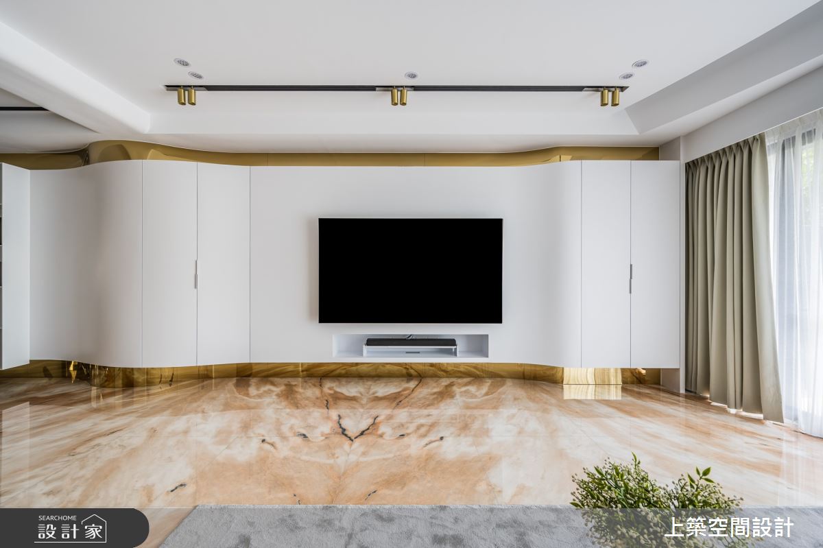 80坪新成屋(5年以下)＿北歐風客廳案例圖片＿上築空間設計＿上築_44之5