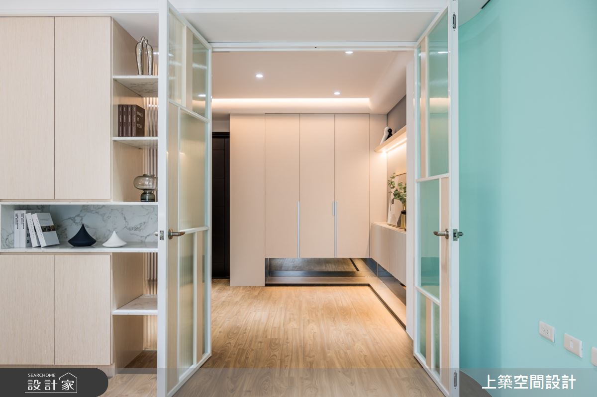 80坪新成屋(5年以下)＿北歐風走廊案例圖片＿上築空間設計＿上築_44之17