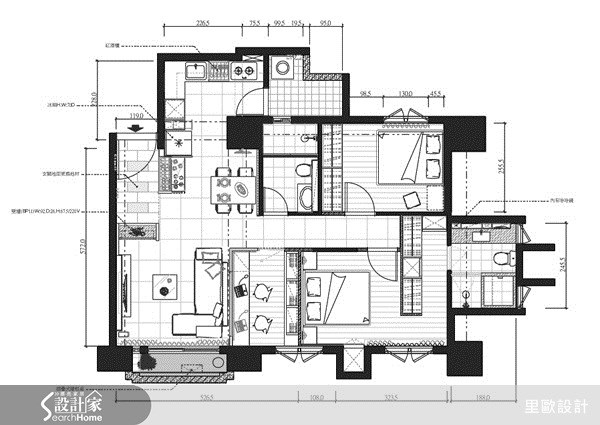 30坪新成屋(5年以下)＿北歐風案例圖片＿里歐室內設計＿里歐_13之36