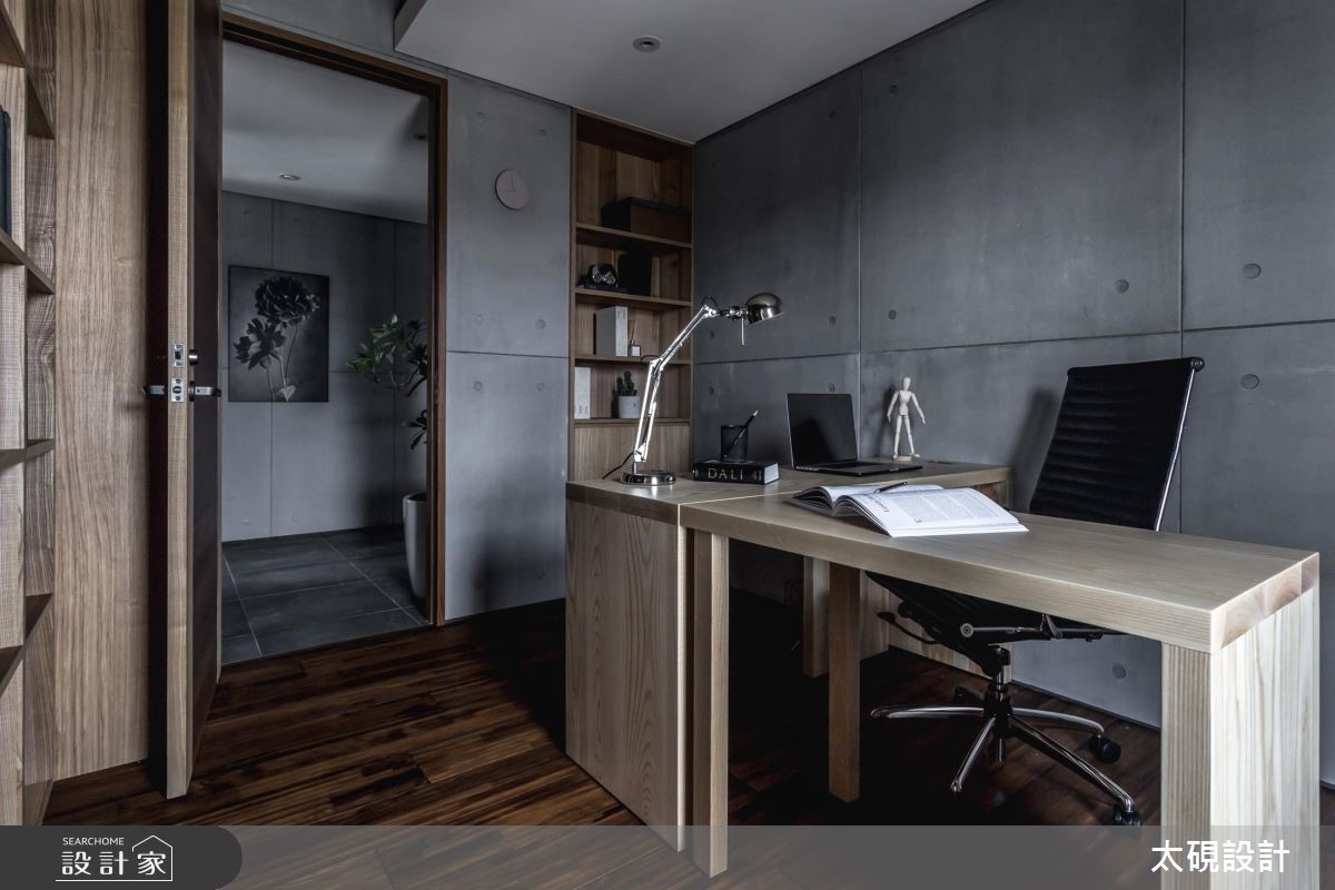 57坪新成屋(5年以下)＿奢華風書房案例圖片＿太硯室內裝修有限公司＿太硯_AMWHouse之25