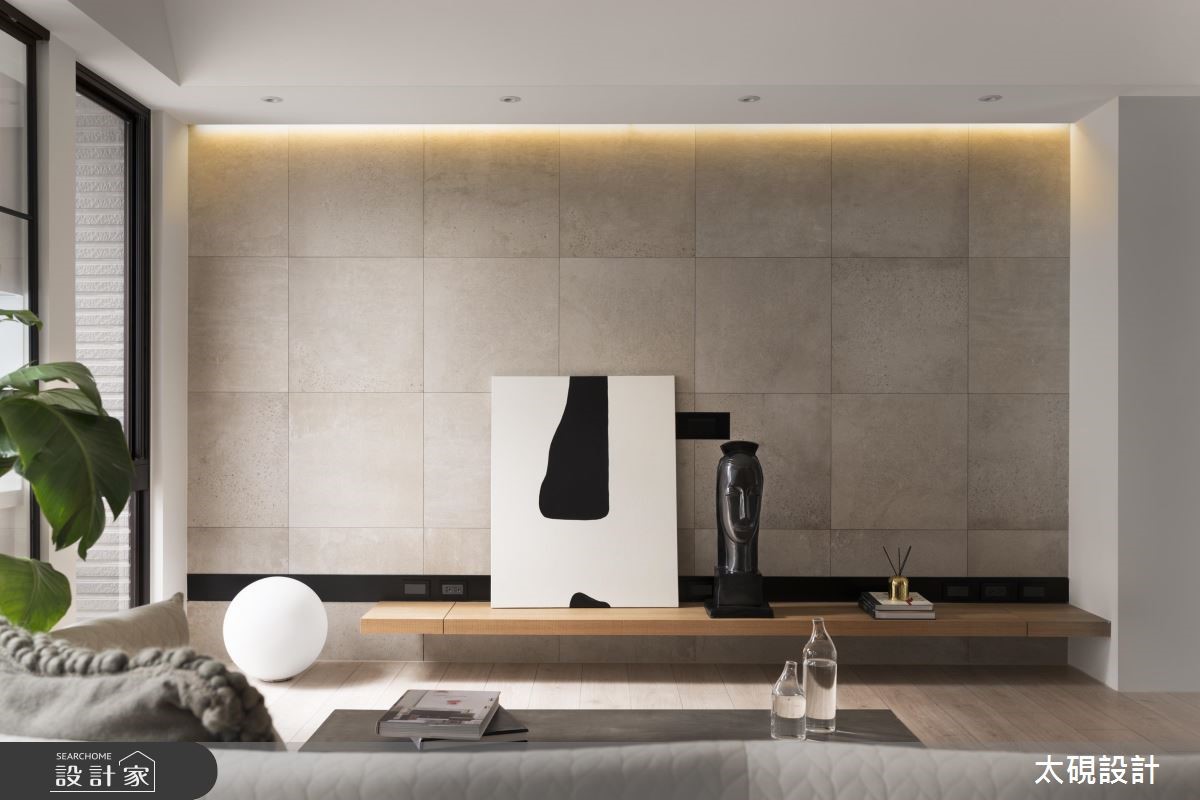 16坪新成屋(5年以下)＿現代風客廳案例圖片＿太硯室內裝修有限公司＿太硯_老貓宅之12