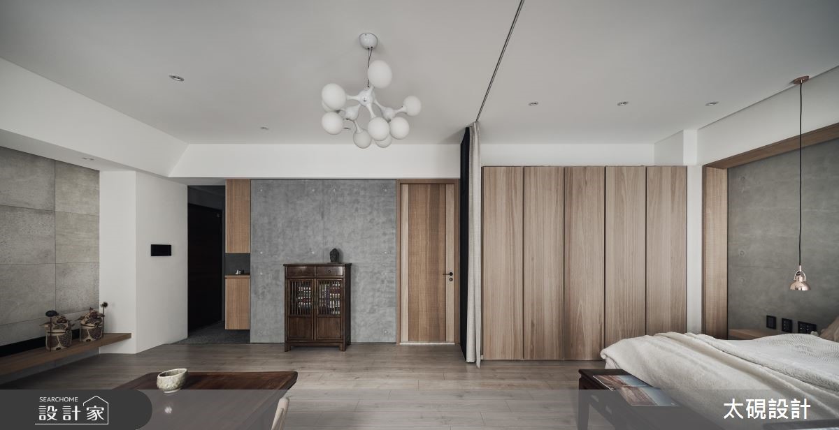16坪新成屋(5年以下)＿現代風客廳臥室案例圖片＿太硯室內裝修有限公司＿太硯_老貓宅之2