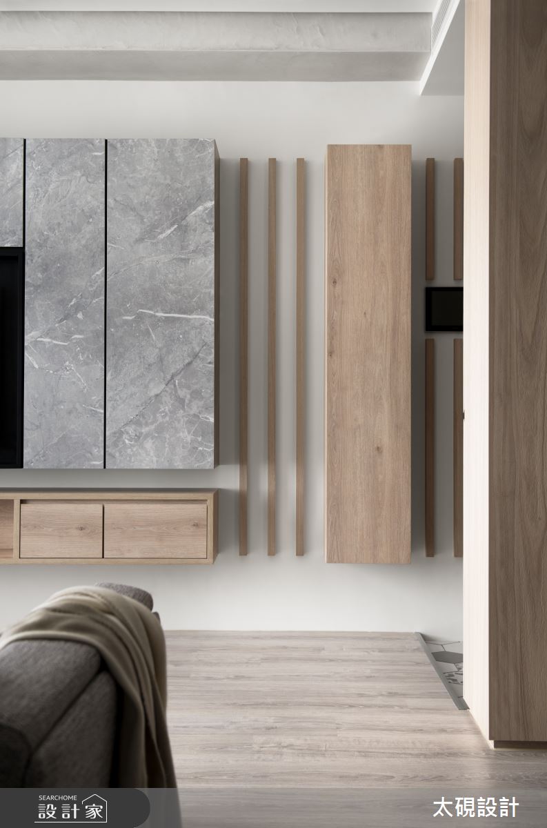 23坪新成屋(5年以下)＿簡約風客廳案例圖片＿太硯室內裝修有限公司＿太硯_言真拾壹。簡之6