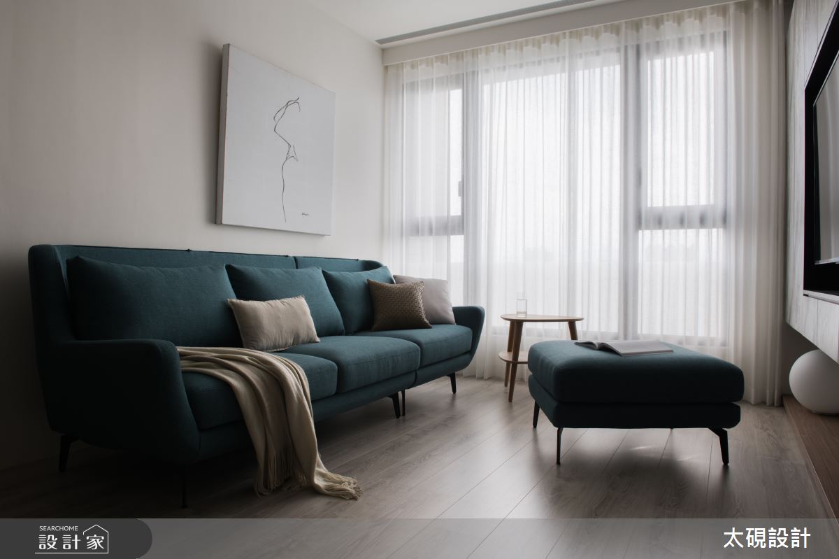 23坪新成屋(5年以下)＿現代風客廳案例圖片＿太硯室內裝修有限公司＿太硯_藏風水隱之5