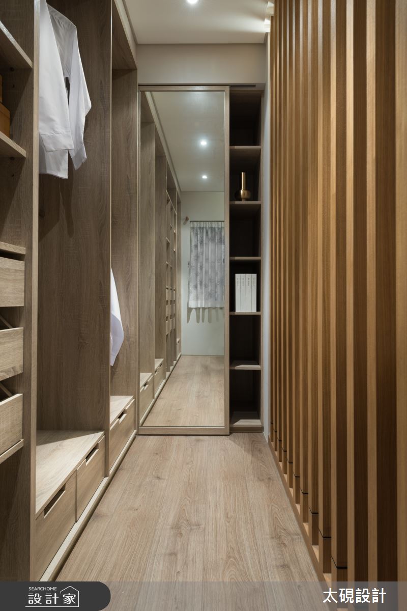 26坪老屋(31~40年)＿簡約風更衣間案例圖片＿太硯室內裝修有限公司＿太硯_大隱之30
