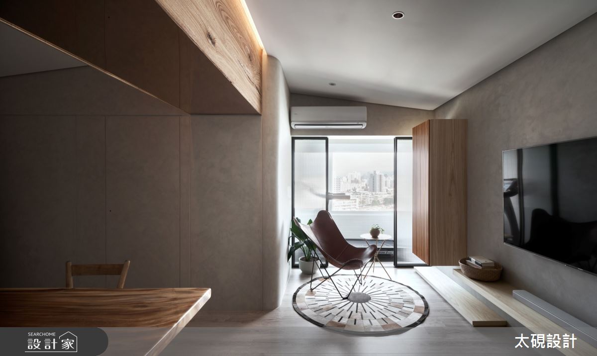 25坪老屋(31~40年)＿簡約風客廳案例圖片＿太硯室內裝修有限公司＿太硯_返樸之5