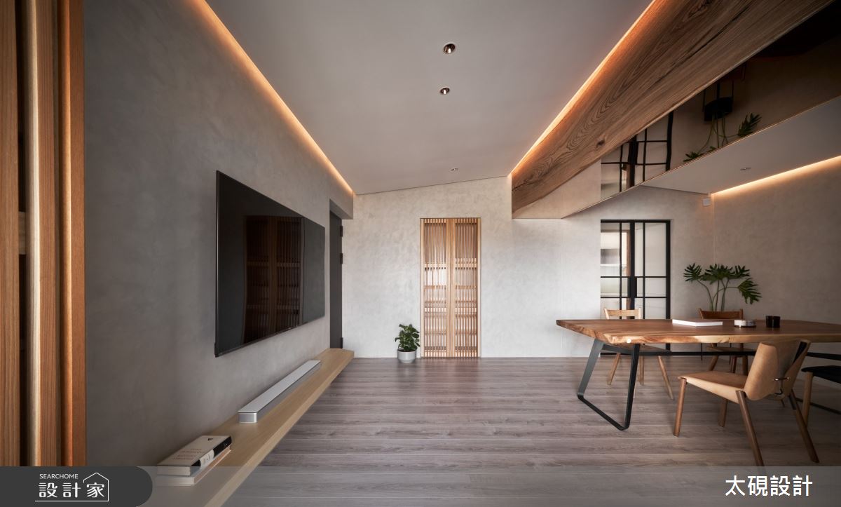 25坪老屋(31~40年)＿簡約風客廳餐廳案例圖片＿太硯室內裝修有限公司＿太硯_返樸之12