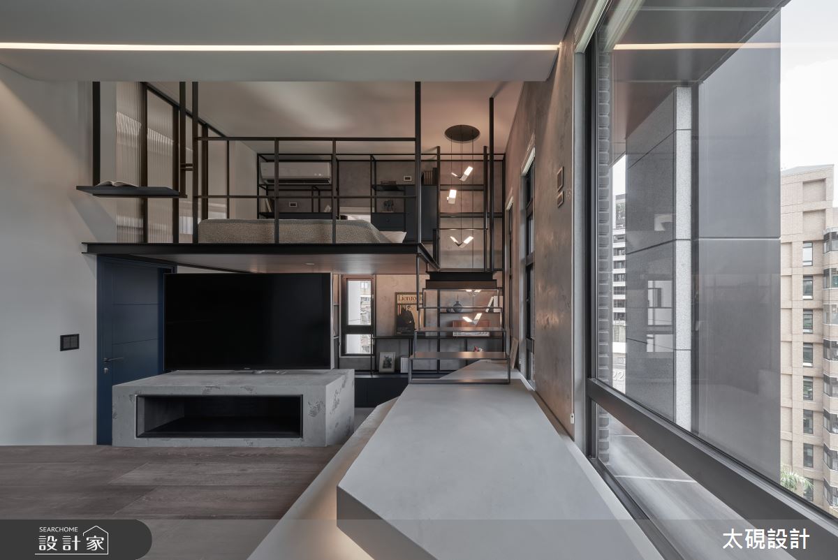 13坪新成屋(5年以下)＿現代風客廳臥榻案例圖片＿太硯室內裝修有限公司＿太硯_山與澗之12