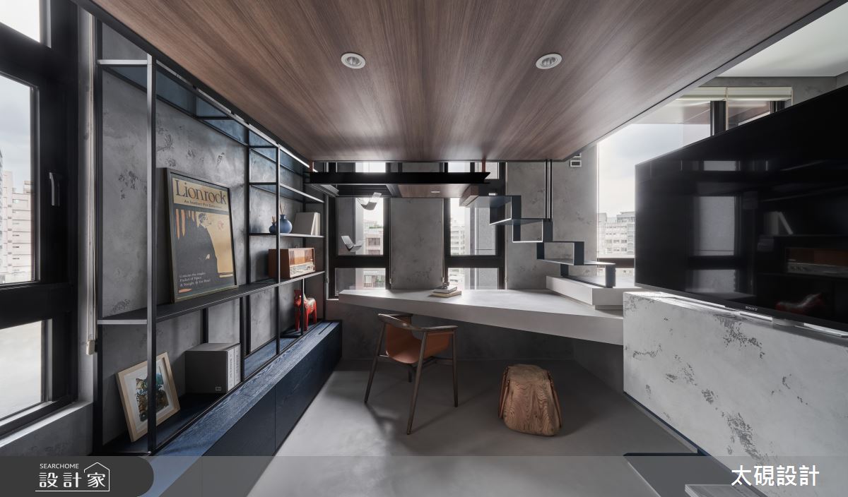 13坪新成屋(5年以下)＿現代風書房工作區案例圖片＿太硯室內裝修有限公司＿太硯_山與澗之20