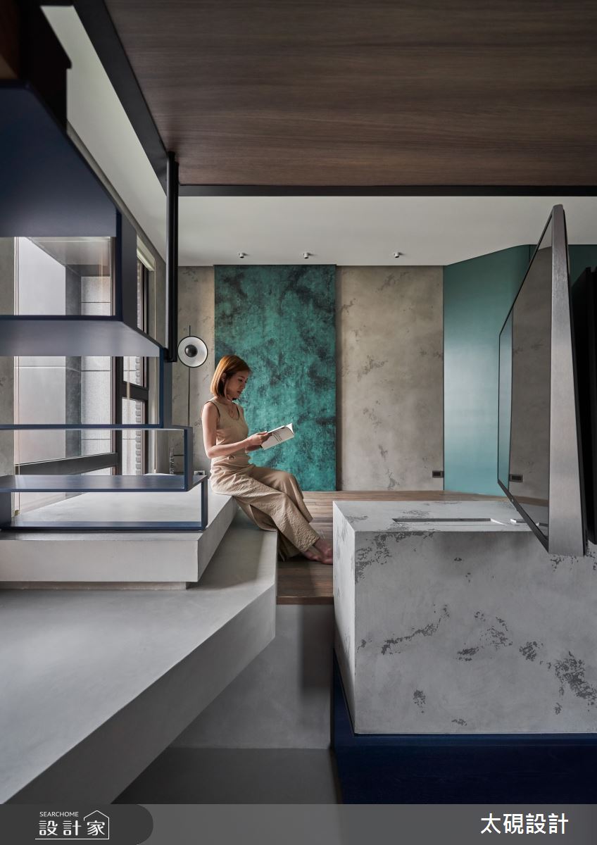 13坪新成屋(5年以下)＿現代風客廳樓梯案例圖片＿太硯室內裝修有限公司＿太硯_山與澗之21