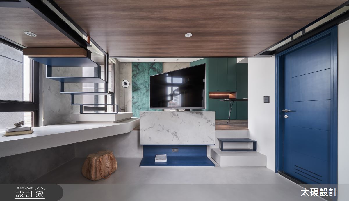 13坪新成屋(5年以下)＿現代風書房樓梯工作區案例圖片＿太硯室內裝修有限公司＿太硯_山與澗之22
