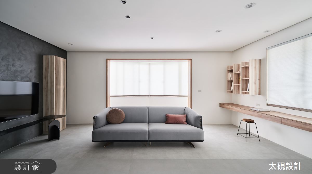 43坪老屋(50年以上)＿現代風客廳案例圖片＿太硯室內裝修有限公司＿太硯_隙之間之8