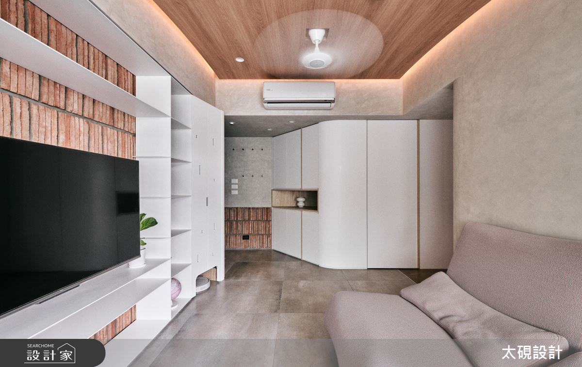 老屋(16~30年)＿工業風玄關客廳案例圖片＿太硯室內裝修有限公司＿太硯_星火營夢之9