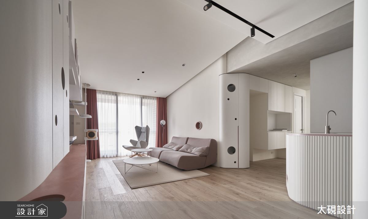 24坪新成屋(5年以下)＿現代風客廳案例圖片＿太硯室內裝修有限公司＿太硯_貓貓貓貓宅之7