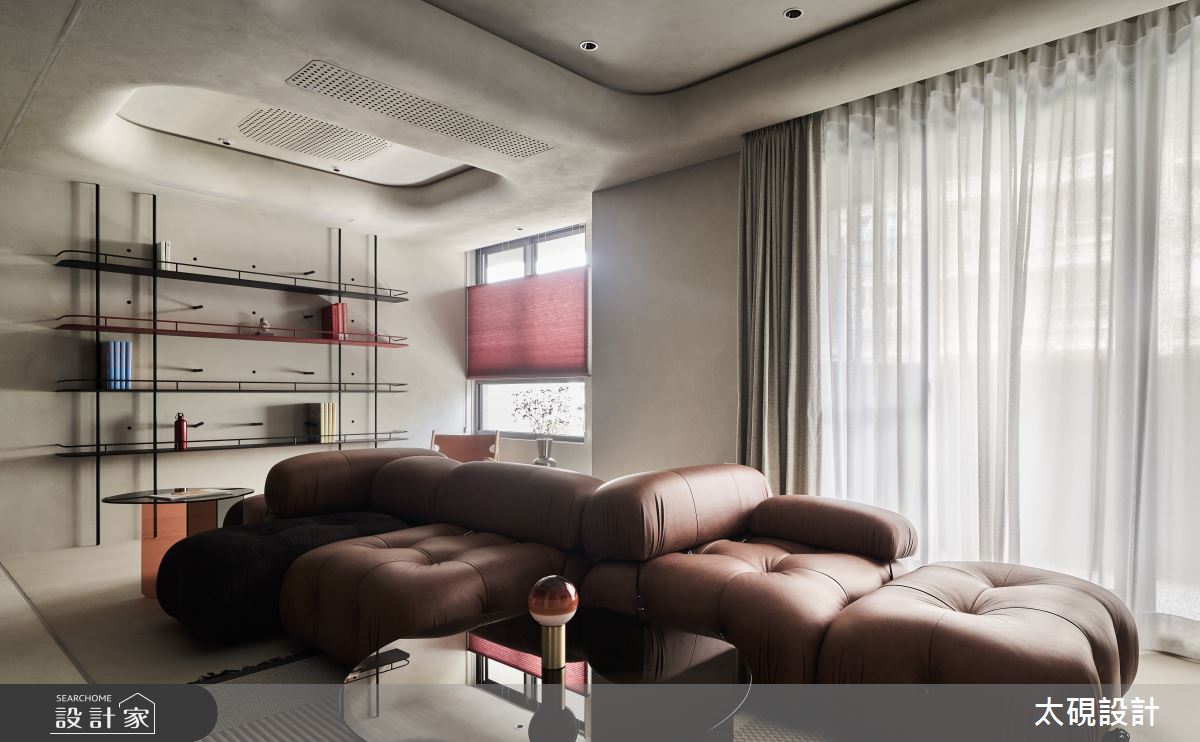 30坪預售屋＿現代風客廳書房案例圖片＿太硯室內裝修有限公司＿太硯_LIGHT WINDOWS之3