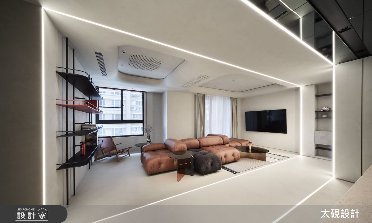 30坪預售屋＿現代風客廳書房案例圖片＿太硯室內裝修有限公司＿太硯_LIGHT WINDOWS之12