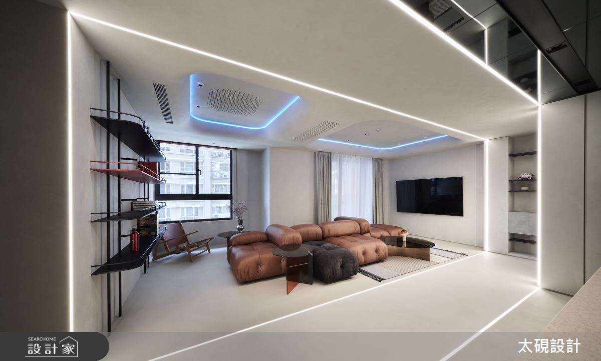 30坪預售屋＿現代風客廳書房案例圖片＿太硯室內裝修有限公司＿太硯_LIGHT WINDOWS之14
