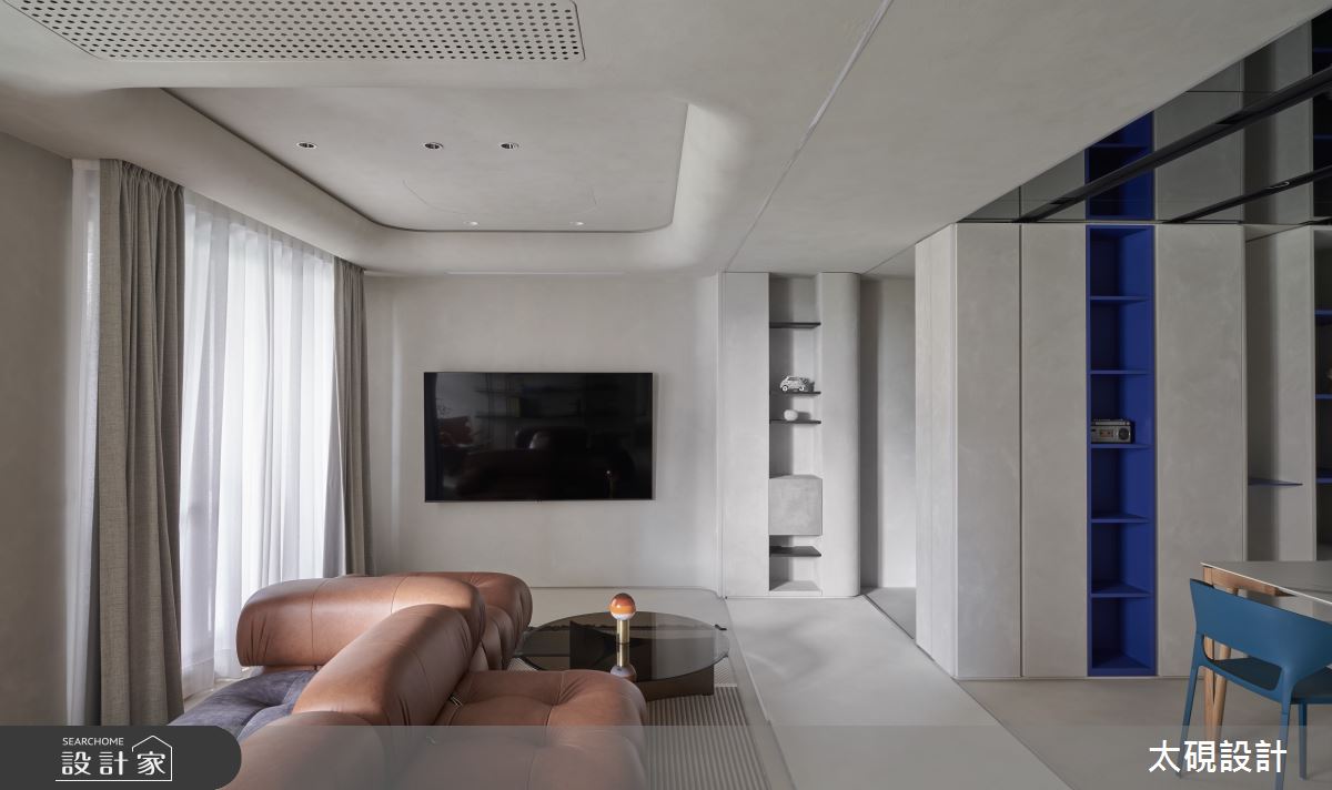 30坪預售屋＿現代風客廳案例圖片＿太硯室內裝修有限公司＿太硯_LIGHT WINDOWS之20
