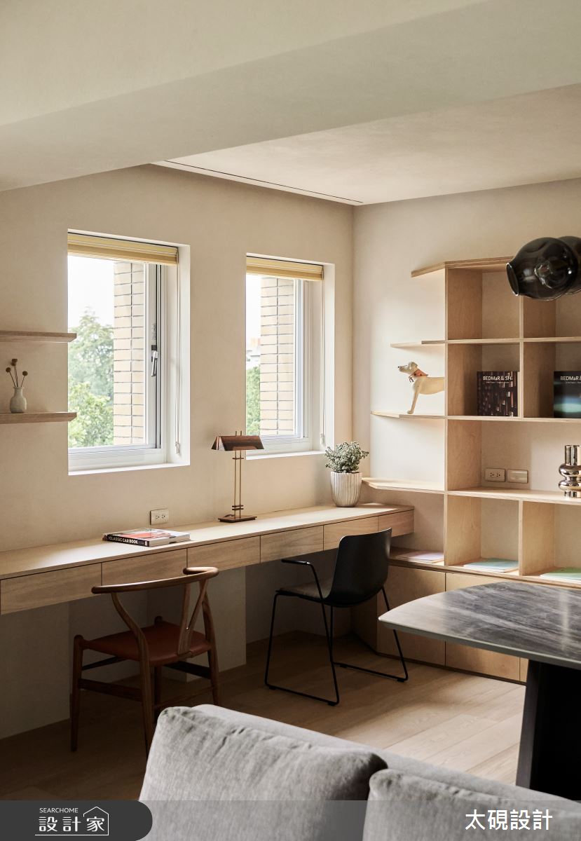36坪老屋(16~30年)＿現代風書房工作區案例圖片＿太硯室內裝修有限公司＿太硯_森之晗之12