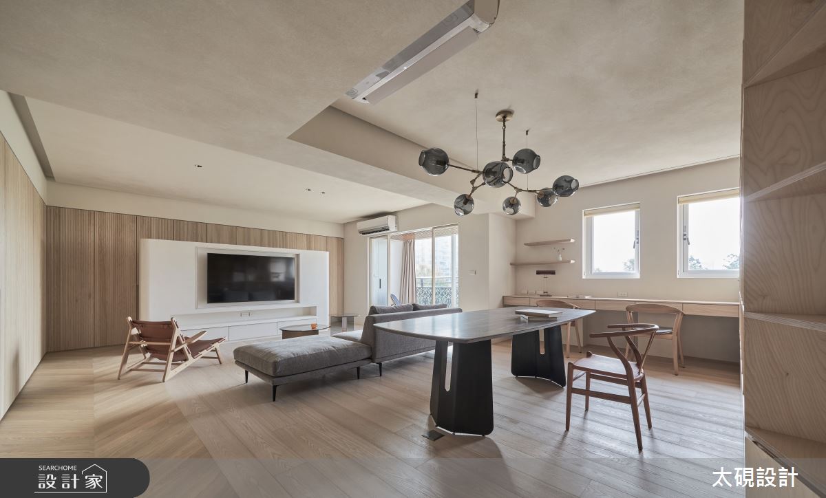 36坪老屋(16~30年)＿現代風客廳書房工作區案例圖片＿太硯室內裝修有限公司＿太硯_森之晗之6