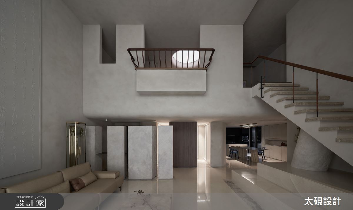 80坪老屋(16~30年)＿JAPANDI風客廳樓梯案例圖片＿太硯室內裝修有限公司＿太硯_入山之17