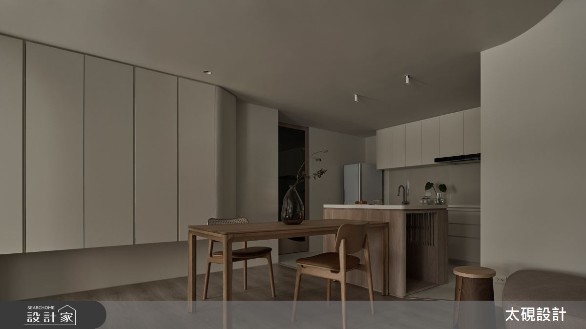 24坪中古屋(5~15年)＿現代風餐廳中島案例圖片＿太硯室內裝修有限公司＿太硯_月宮之9