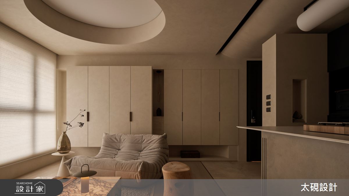 18坪預售屋＿JAPANDI風客廳案例圖片＿太硯室內裝修有限公司＿太硯_隱世藝寓之21