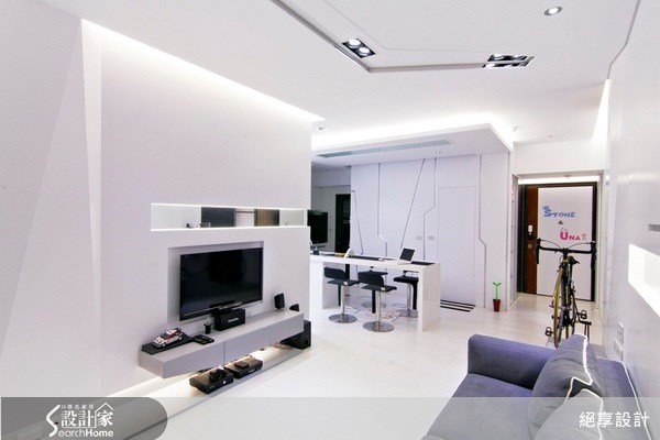 24坪新成屋(5年以下)＿現代風客廳案例圖片＿絕享設計＿絕享_29之5