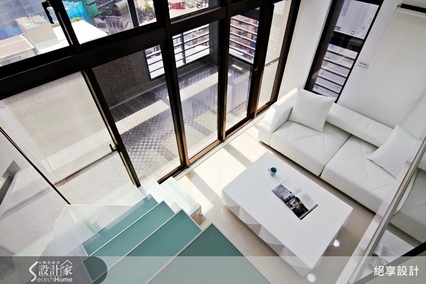 5坪新成屋(5年以下)＿現代風客廳樓梯案例圖片＿絕享設計＿絕享_30之8