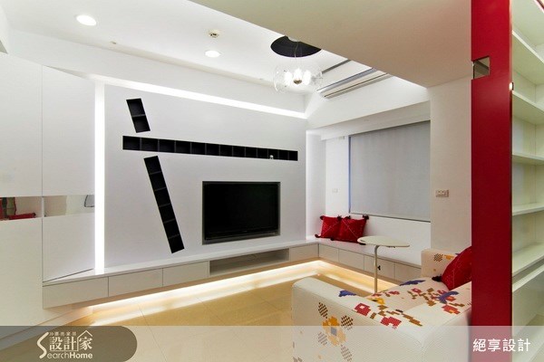 17坪新成屋(5年以下)＿現代風客廳案例圖片＿絕享設計＿絕享_34之5