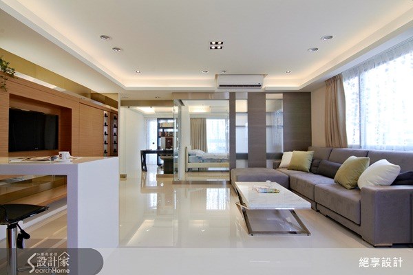 33坪中古屋(5~15年)＿現代風客廳案例圖片＿絕享設計＿絕享_35之4