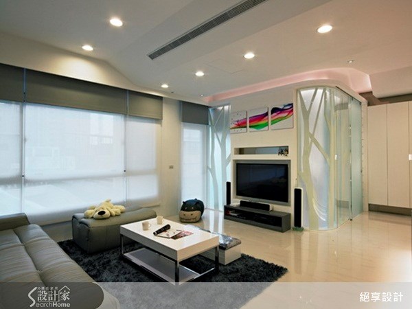 60坪新成屋(5年以下)＿混搭風客廳案例圖片＿絕享設計＿絕享_39之4