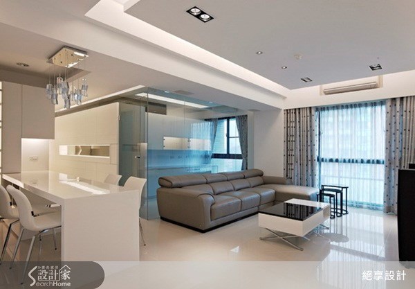 28坪新成屋(5年以下)＿現代風客廳案例圖片＿絕享設計＿絕享_40之1