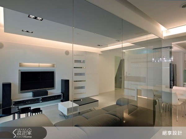 28坪新成屋(5年以下)＿現代風客廳案例圖片＿絕享設計＿絕享_40之5